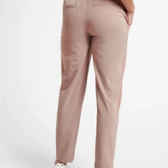 Athleta - Textured Brooklyn Ankle Pant Grain Camo Mocha Latte 6T - Picture 2 of 7